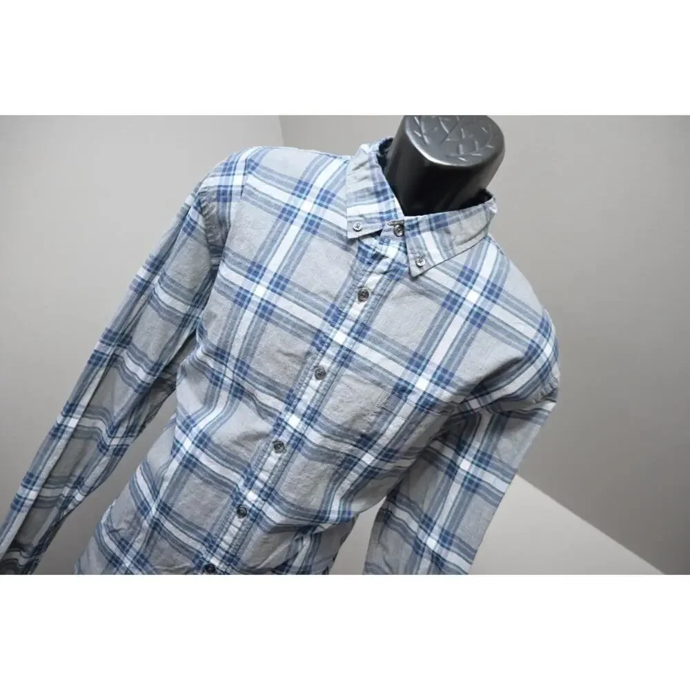 J Crew Dress Shirt Classic Fit Casual Plaid Button Up Long‎ Sleeve Mens XL